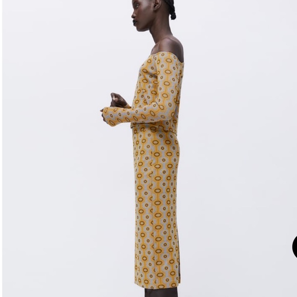 JACQUARD PENCIL SKIRT AND TOP SET - Picture 6 of 13